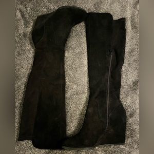Sole Society Suede over the knee boots
